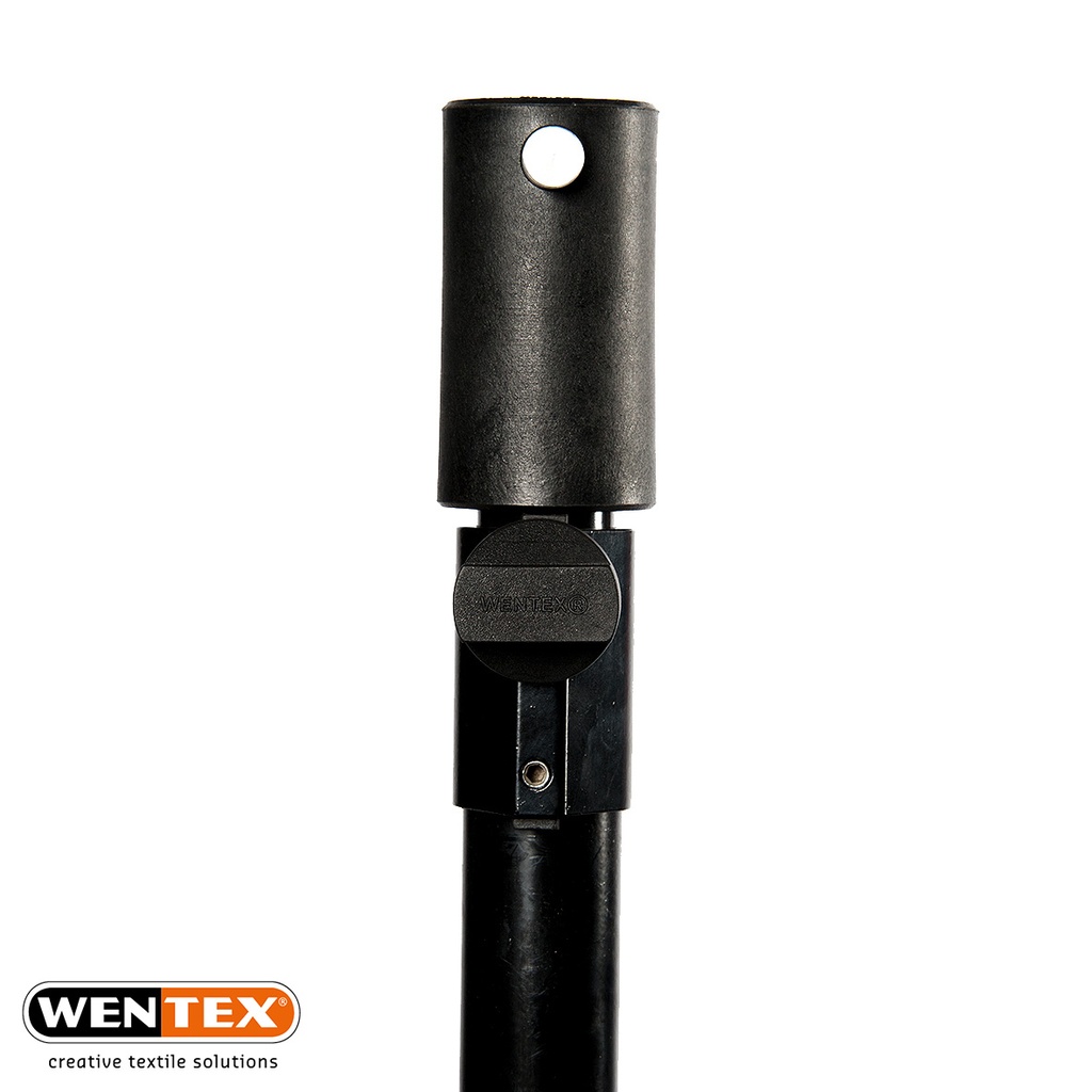 Wentex perche telescopique verticale 2 voies 180-300 cm noir